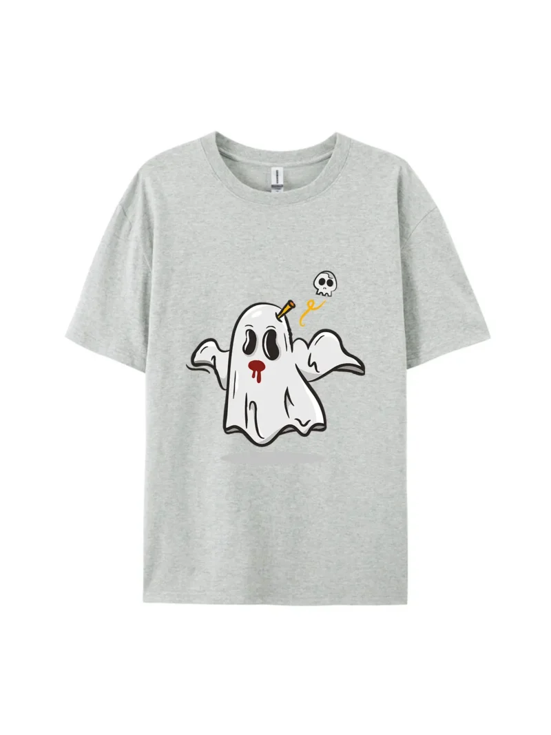 Halloween Ghost Element A Graphic Tee - Image 2