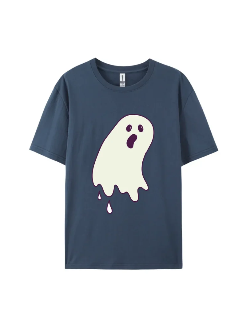 Halloween Ghost Element B Graphic Tee - Image 3