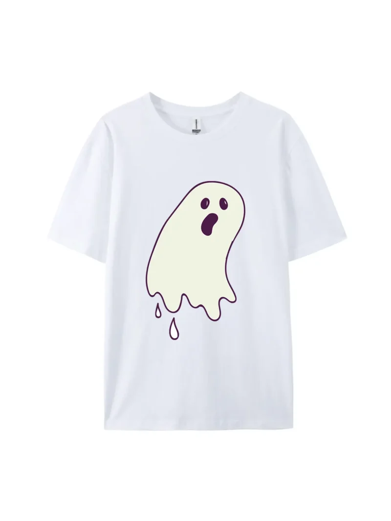 Halloween Ghost Element B Graphic Tee - Image 4