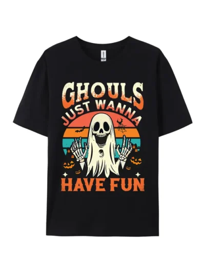 Halloween Ghouls Have Fun Graphic Tee
