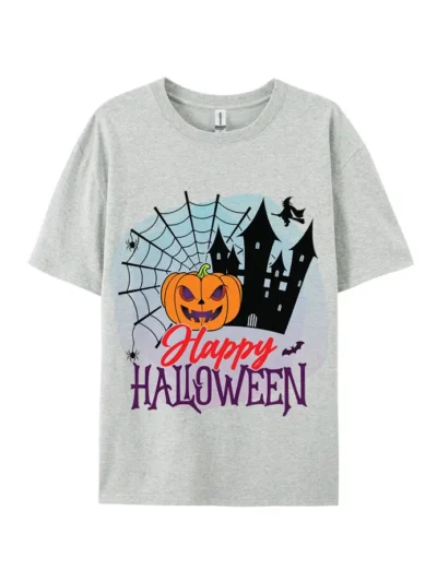 Happy Pumpkin & Castle Graphic Tee