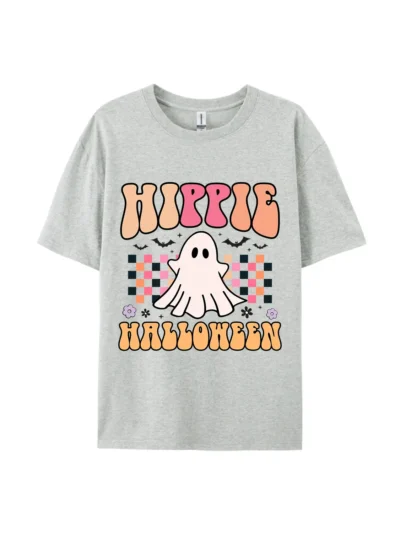 Halloween Hippie Ghost Graphic Tee