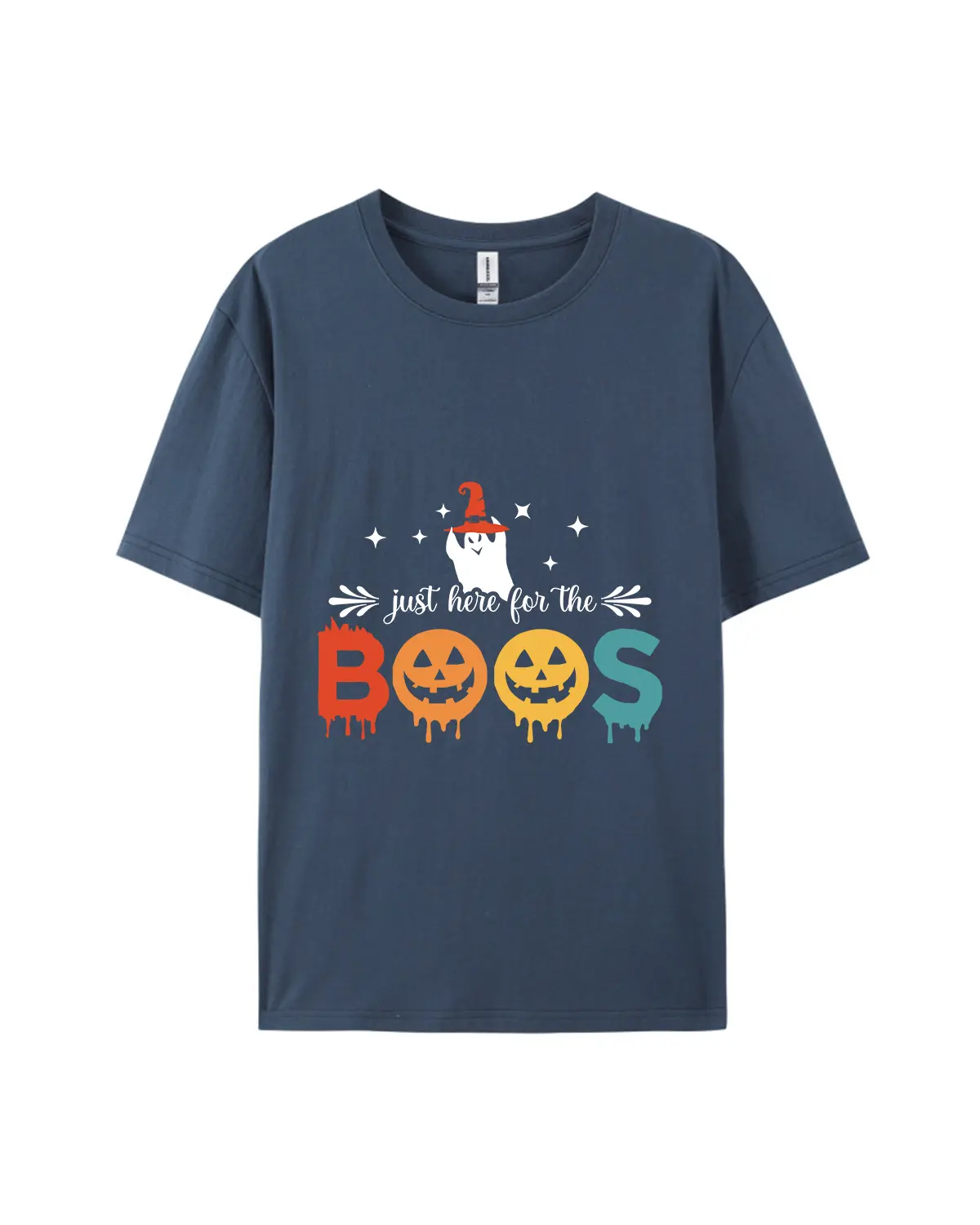 Halloween Just Here For The Boos Graphic Tee - Image 3