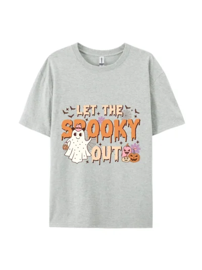 Halloween Let The Spooky Out Graphic Tee