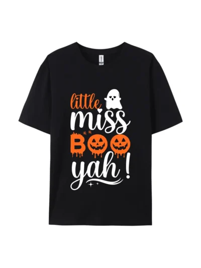 Halloween Little Miss Boo Yah Graphic Tee