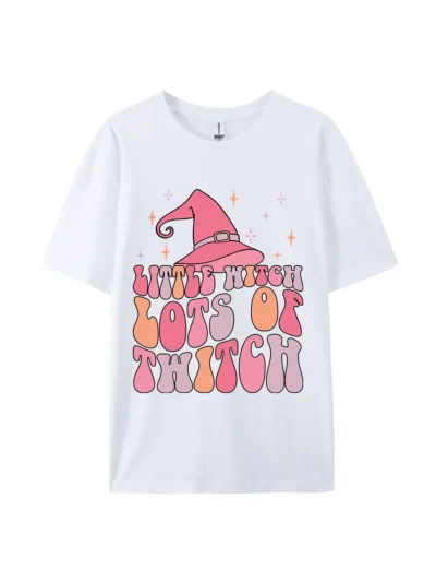 Halloween Little Witch Lots Of Twitch Graphic Tee