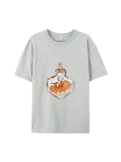 Halloween Magic Bottle with Octopus Graphic Tee