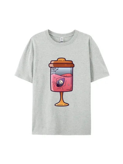 Magic Jar with Spider and Skull Graphic Tee