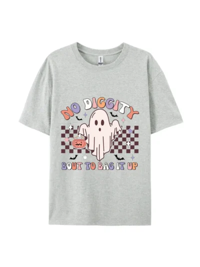 Halloween No Diggity Ghost Graphic Tee