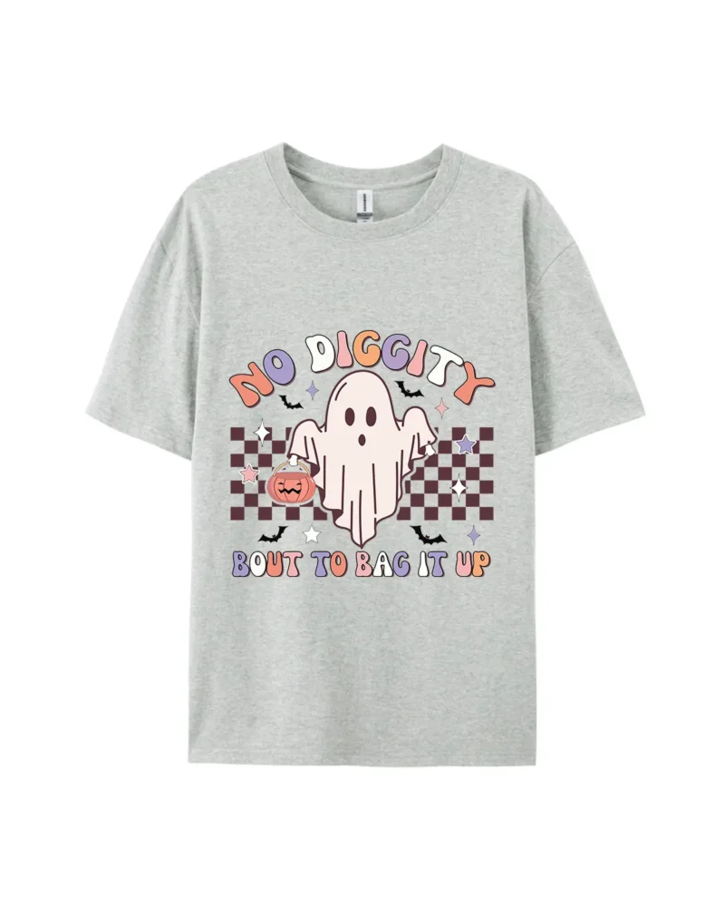 Halloween No Diggity Ghost Graphic Tee