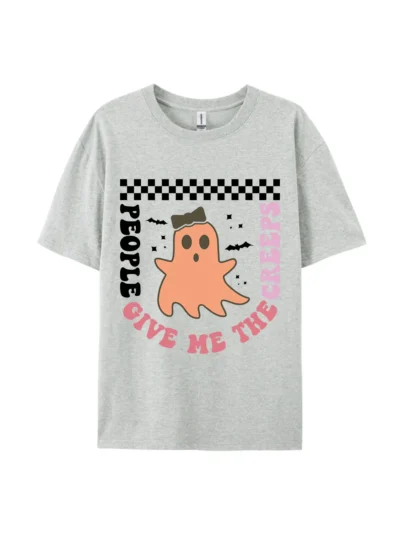Halloween People Give Me The Creeps Graphic Tee