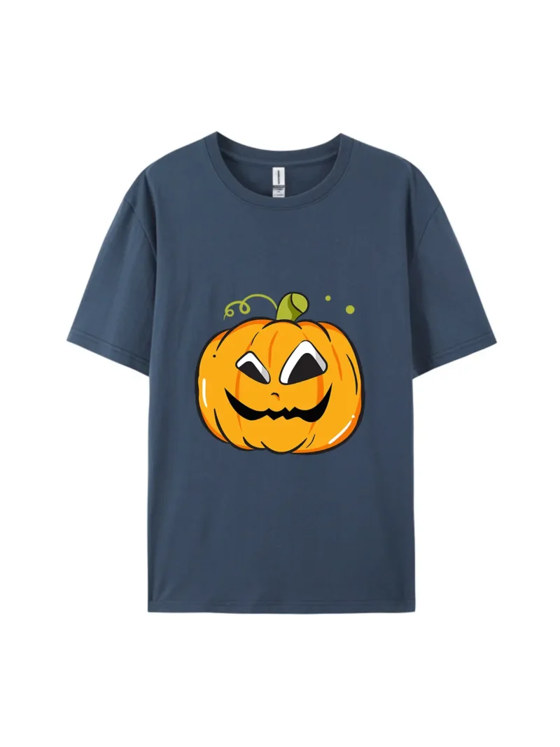 Halloween Pumpkin Style L Graphic Tee - Image 3