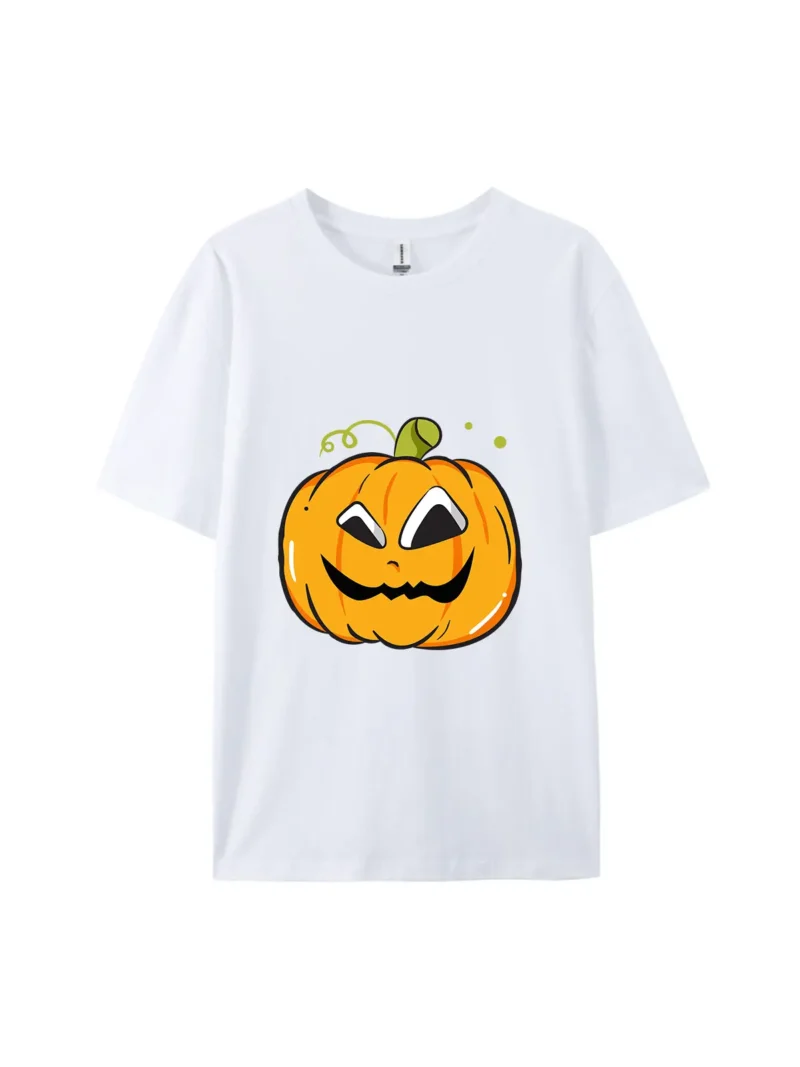 Halloween Pumpkin Style L Graphic Tee - Image 4