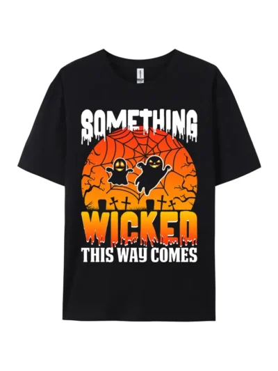 Halloween Something Wicked This Way Comes Graphic Tee