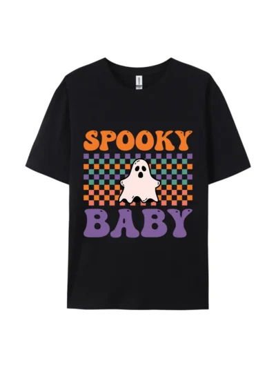Halloween Spooky Baby Ghost Graphic Tee