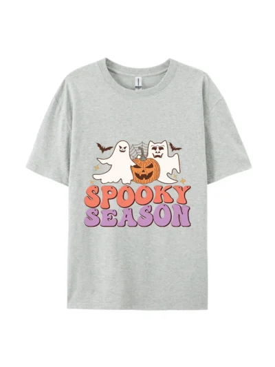 Halloween Spooky Season Ghost Graphic Tee