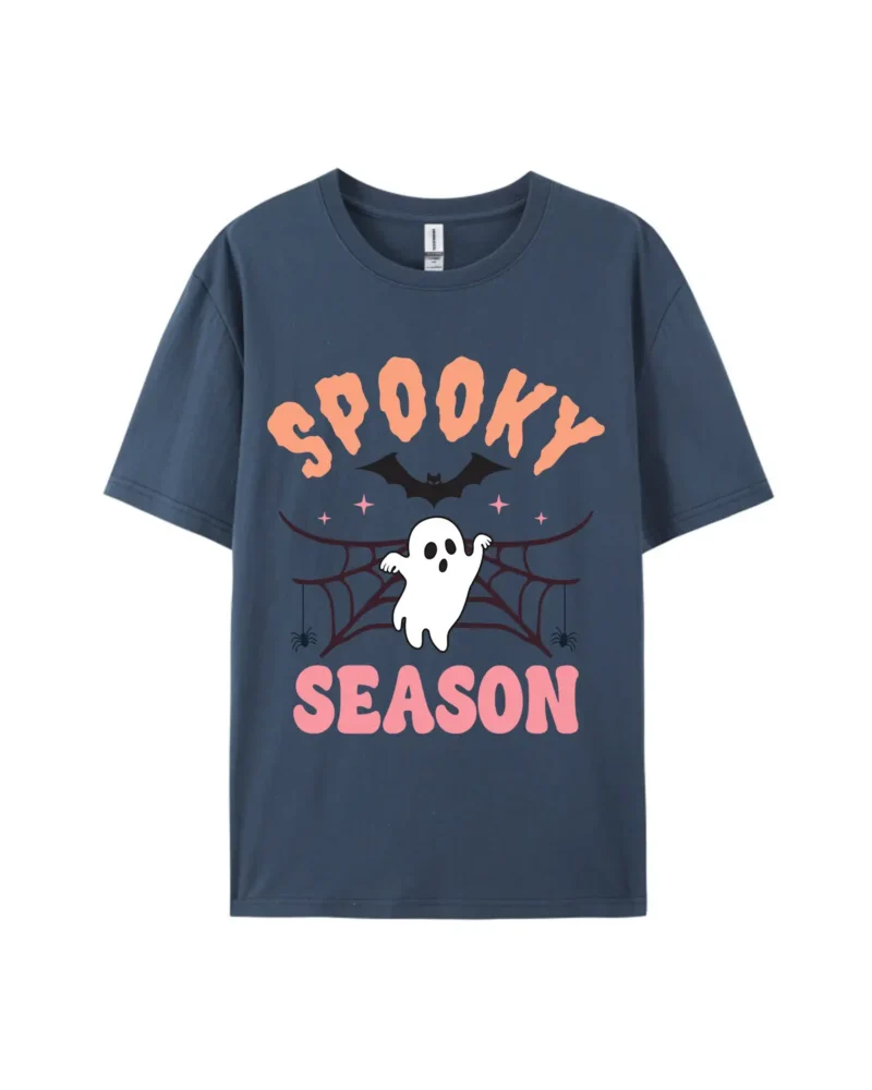 Halloween Spooky Season Ghost Style B Graphic Tee - Image 3