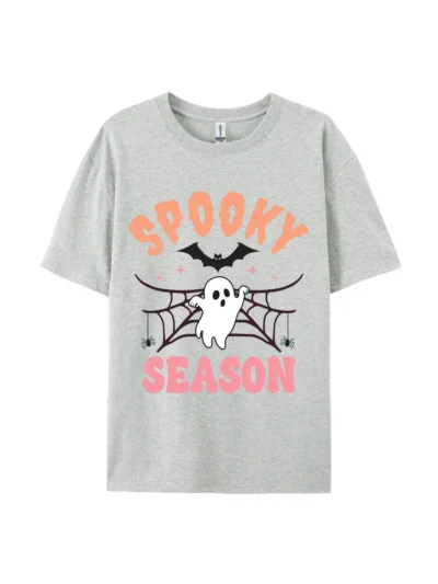 Halloween Spooky Season Ghost Style B Graphic Tee