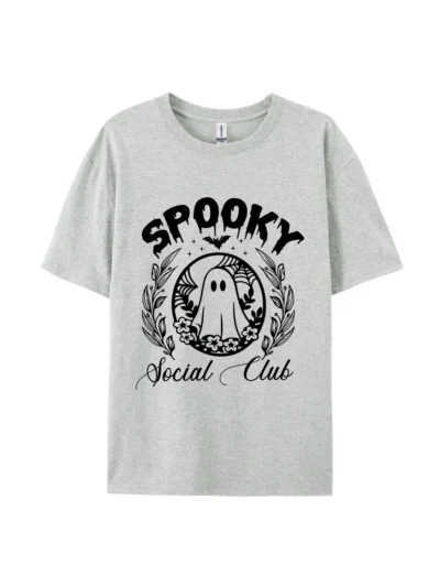 Halloween Spooky Social Club Graphic Tee