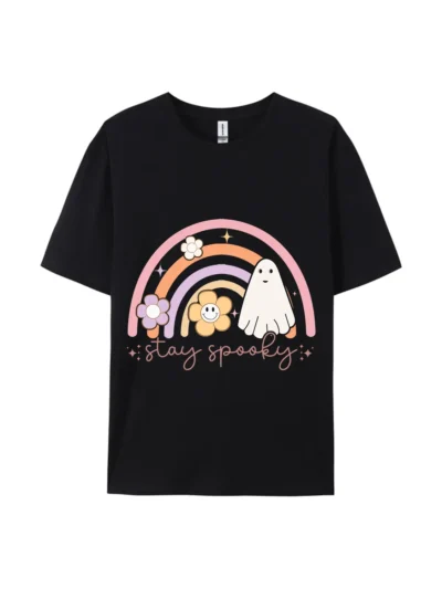 Halloween Stay Spooky Ghost Graphic Tee