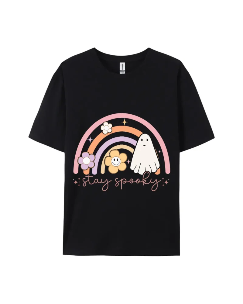 Halloween Stay Spooky Ghost Graphic Tee