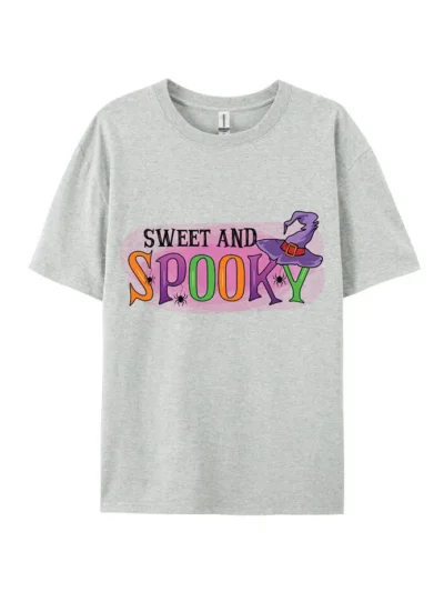 Sweet And Spooky Witch Hat Graphic Tee