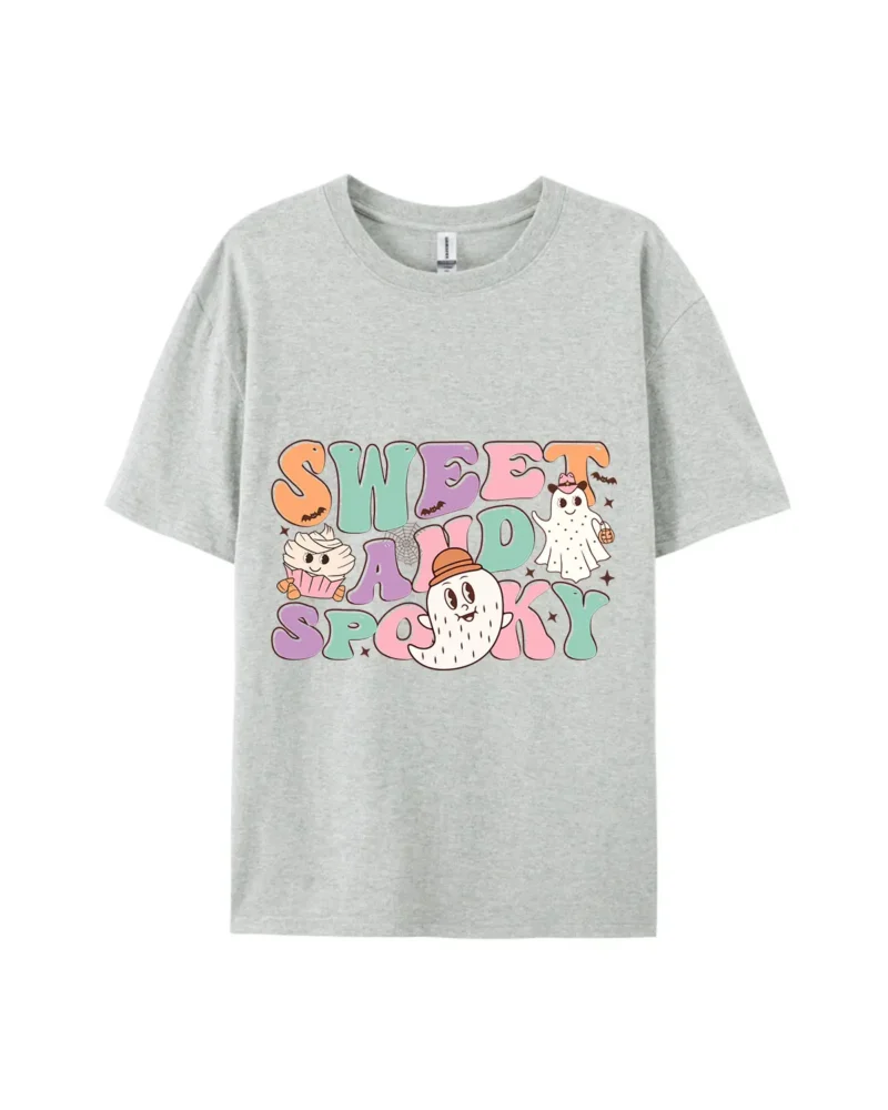 Sweet & Spooky Ghost Cupcake Graphic Tee