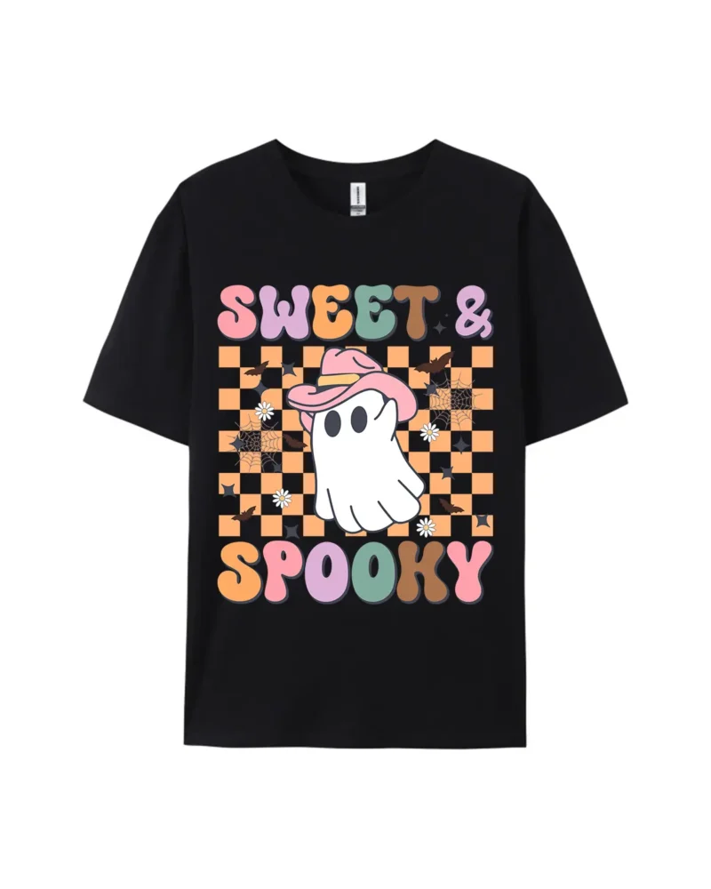 Halloween Sweet & Spooky Ghost Graphic Tee