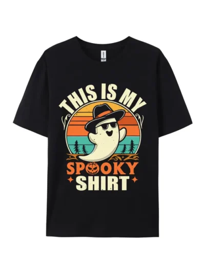 Halloween This Is My Spooky Shirt Graphic Tee