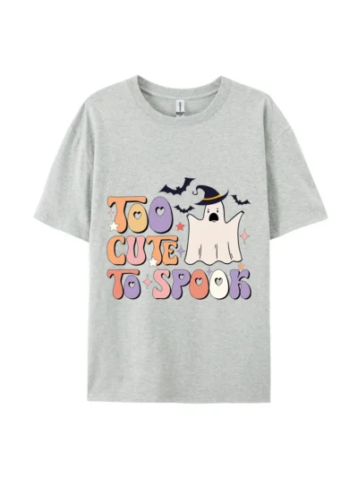 Too Cute Spook Ghost Style A Graphic Tee