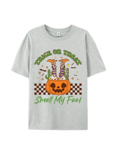 Trick Or Treat Smell My Feet Graphic Tee