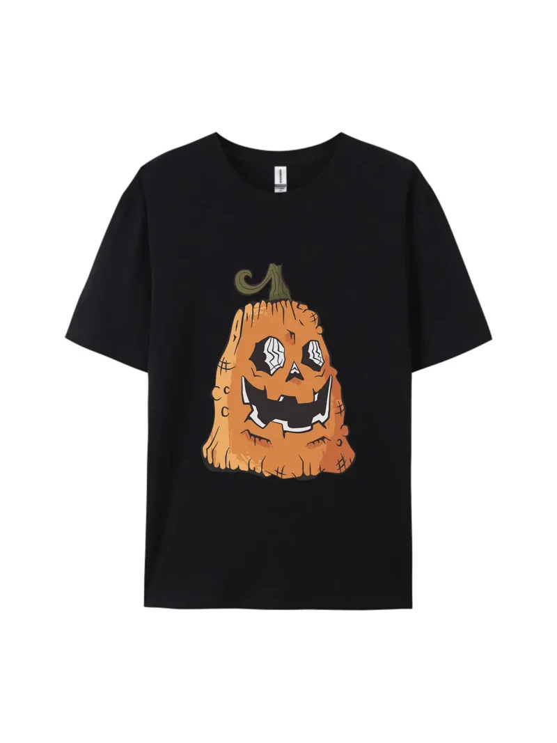 Halloween Vintage Pumpkin Graphic Tee - Image 2