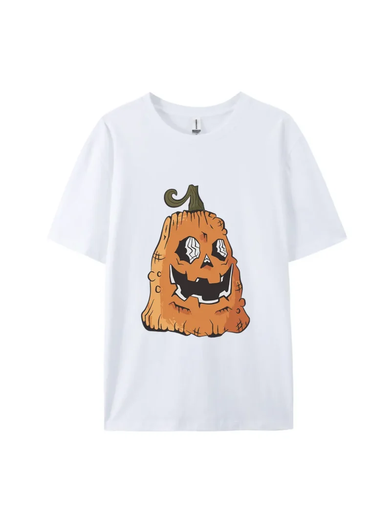 Halloween Vintage Pumpkin Graphic Tee - Image 4