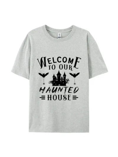 Welcome To Our Haunted House Graphic Tee