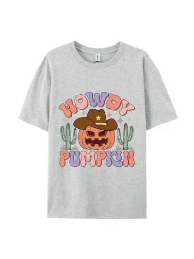 Western Cowboy Pumpkin Graphic Tee