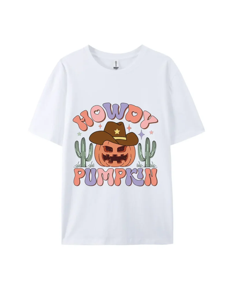Western Cowboy Pumpkin Graphic Tee - Image 4