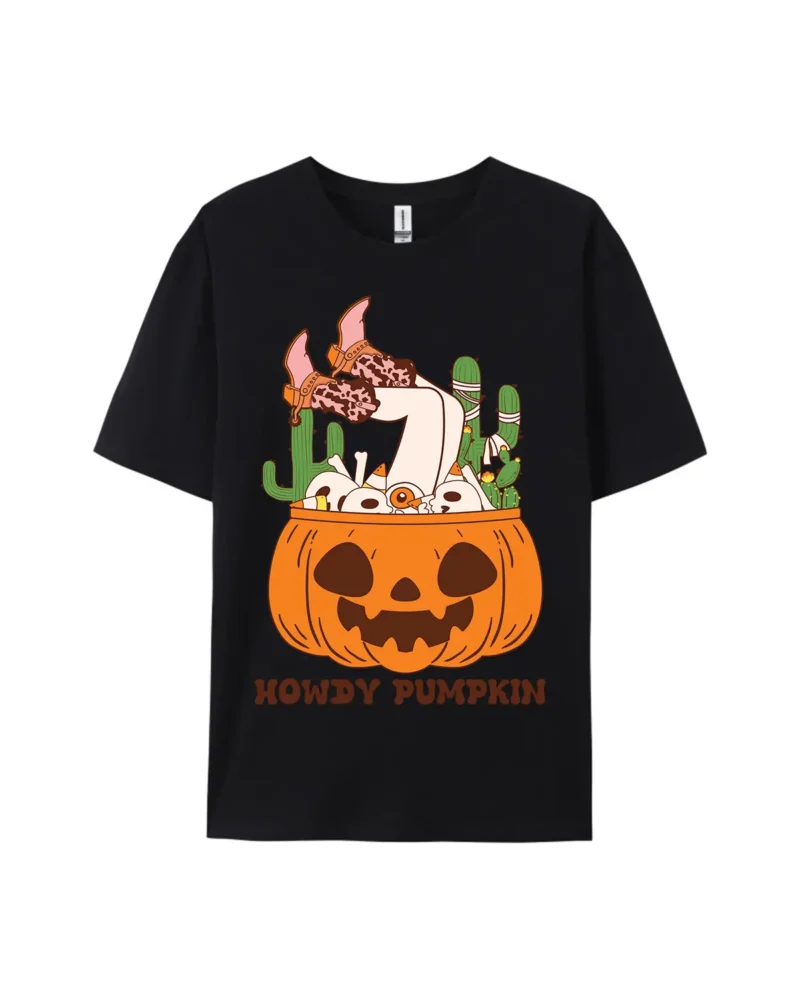 Western Fun Pumpkin Graphic Tee - Image 2
