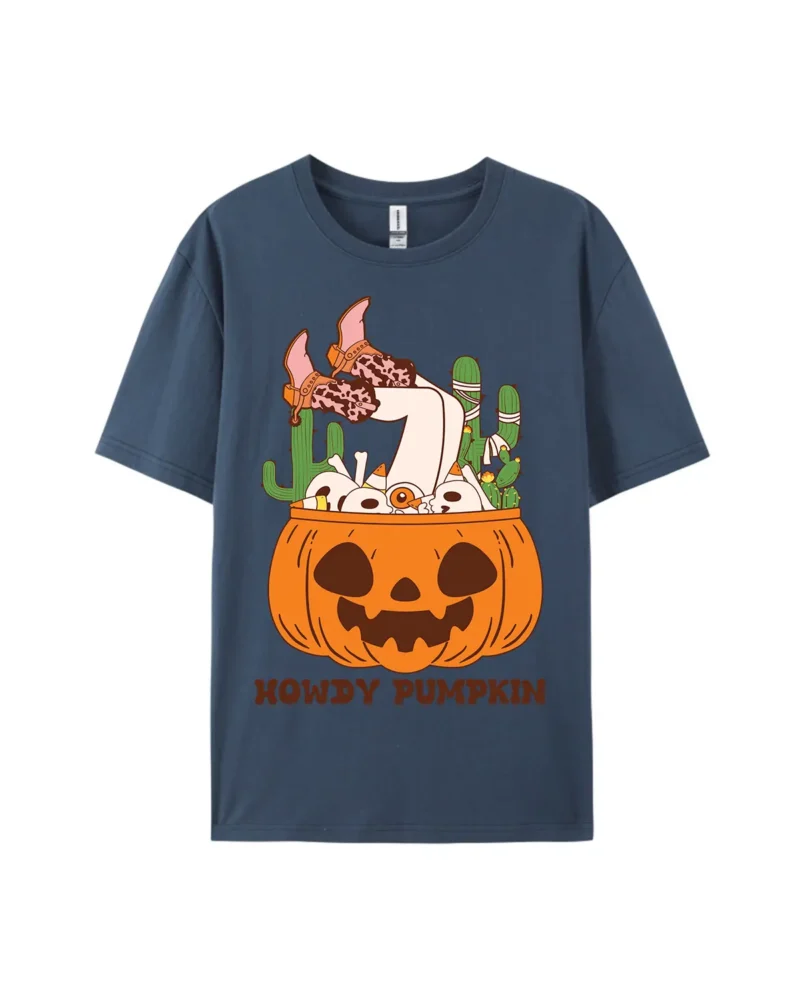 Western Fun Pumpkin Graphic Tee - Image 3