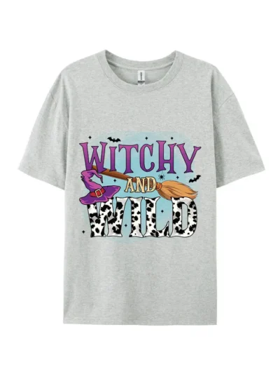 Halloween Witchy And Wild Graphic Tee