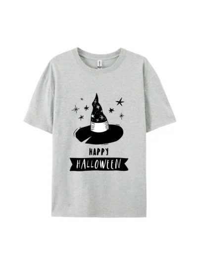 Happy Halloween Witch Hat Graphic Tee