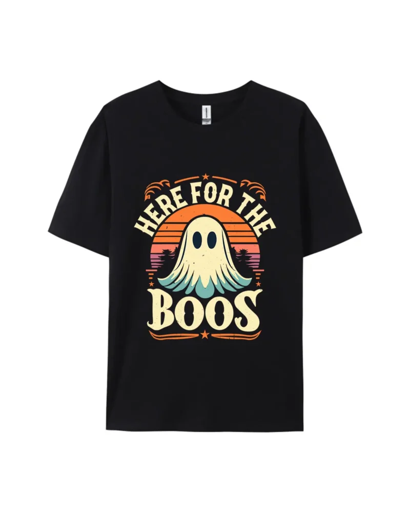 “Here For The Boos” Style A Graphic Tee - Image 2