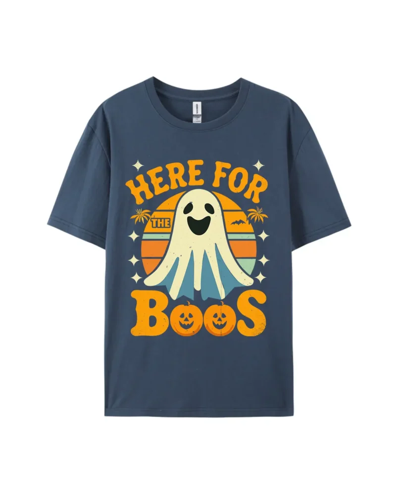 Here For The Boos Style B Graphic Tee - Image 2