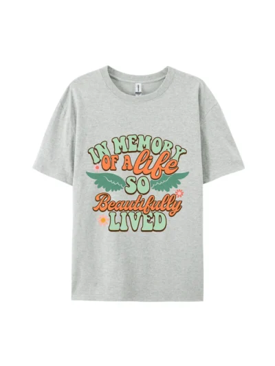 In Memory Of A Life Graphic Tee For Women Men