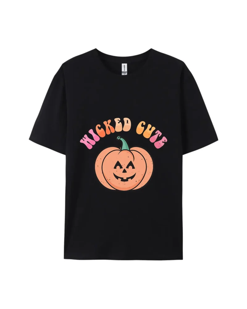 “Kissed Cute Pumpkin” Graphic Tee - Image 2