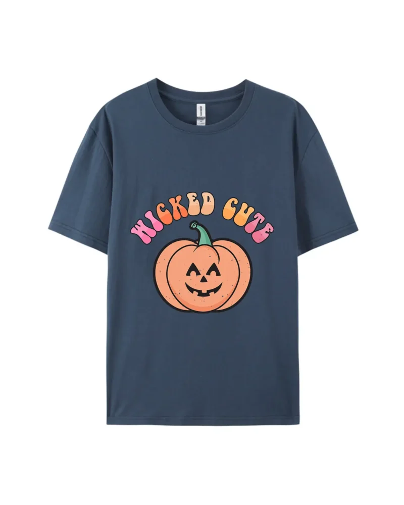 “Kissed Cute Pumpkin” Graphic Tee - Image 3