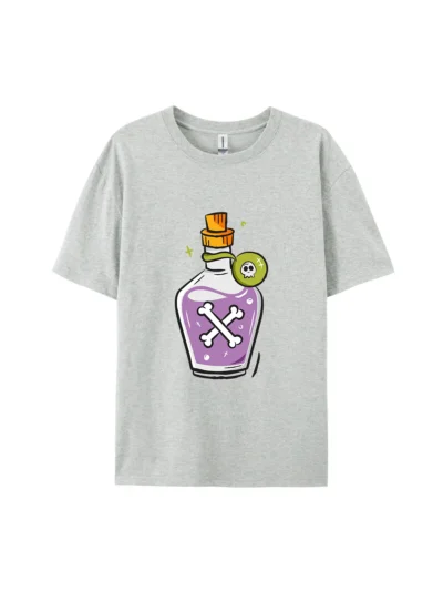 Halloween Potion Bottle Skulls B Graphic Tee