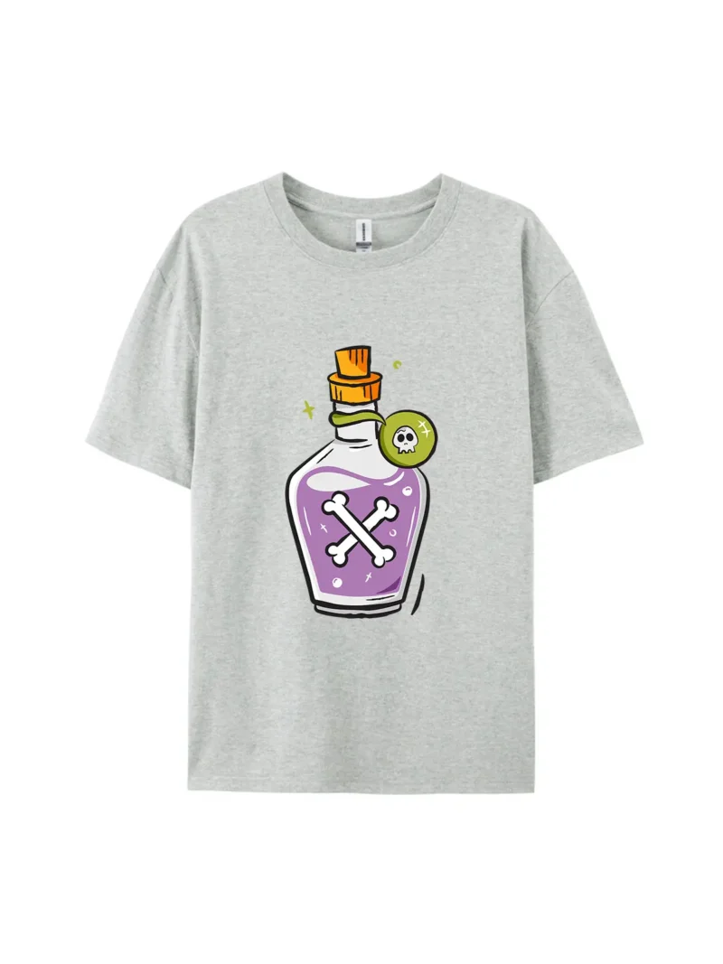 Halloween Potion Bottle Skulls B Graphic Tee