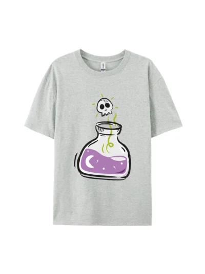 Halloween Potion Bottle Skulls Style D Graphic Tee