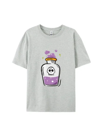 Halloween Potion Bottle Skulls Style E Graphic Tee