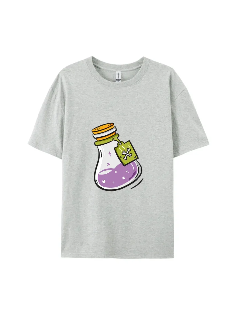 Halloween Potion Bottle Skulls Style H Graphic Tee